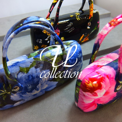 送料無料！バッグ型メガネケース 春・ボタニカル プレゼントにも