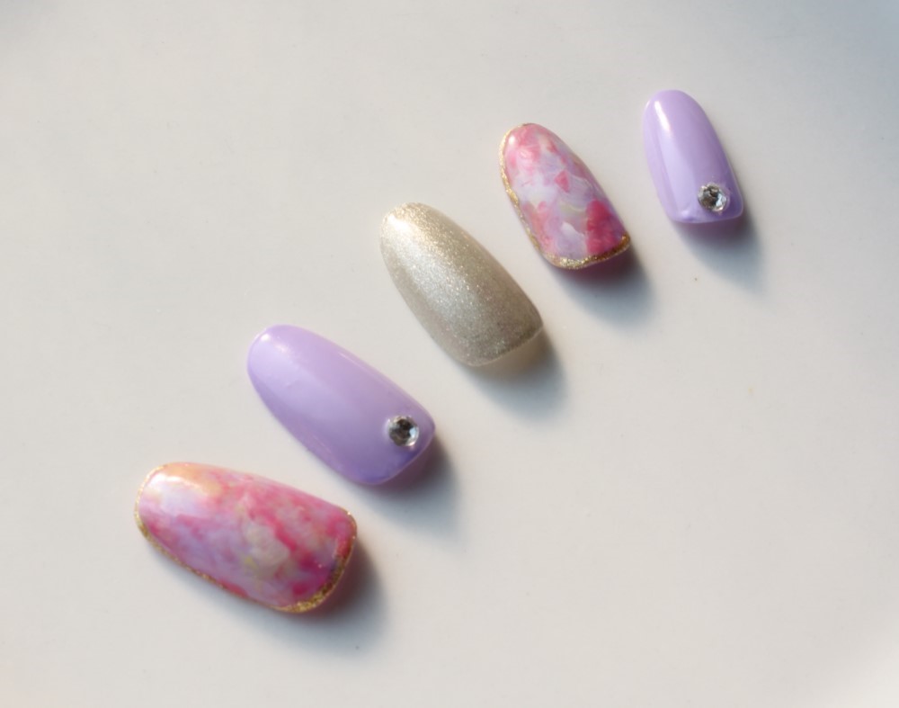 マーブル♡ ネイルチップ ネイルチップ（つけ爪） ACO:NAIL 通販