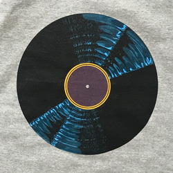 RECORD2 ・ミックスグレー・Tシャツ【2TN-020-MG】 3枚目の画像