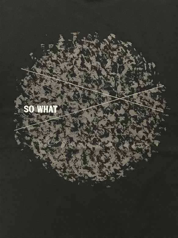 SO WHAT（ソー・ホワット）・スミ・Tシャツ【2TN-005-SM】 3枚目の画像