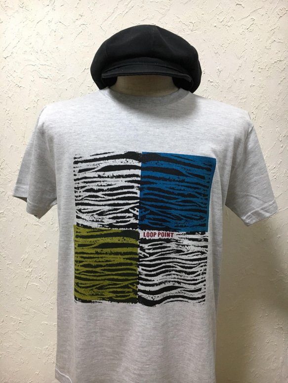 ループポイント・アッシュグレー・Tシャツ【2TN-004-AS】 2枚目の画像