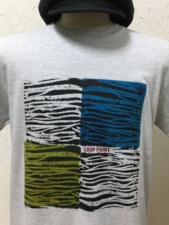 ループポイント・アッシュグレー・Tシャツ【2TN-004-AS】 3枚目の画像