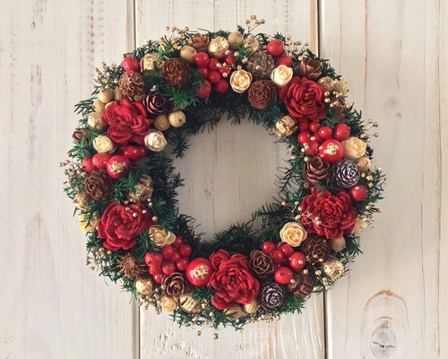 【SARA】　クリスマスリースキット① 11/17発送 【SARA】　クリスマスリースキット① 11/17発送