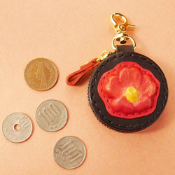 和菓子の木型で作った椿の小物入れ 2枚目の画像