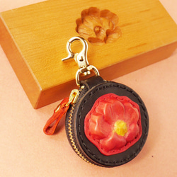 和菓子の木型で作った椿の小物入れ 3枚目の画像