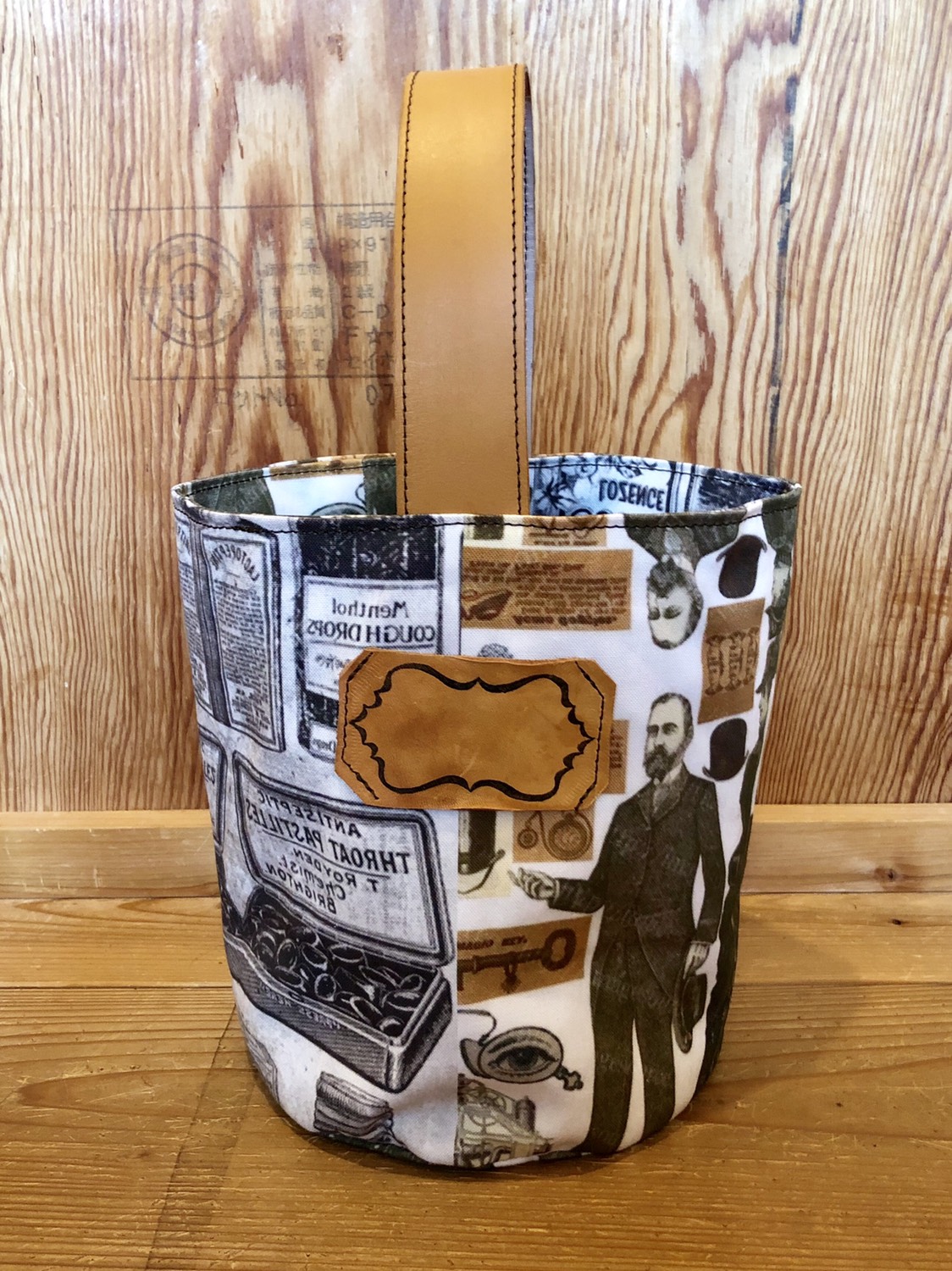 七風世界オリジナル生地 バケツバッグ