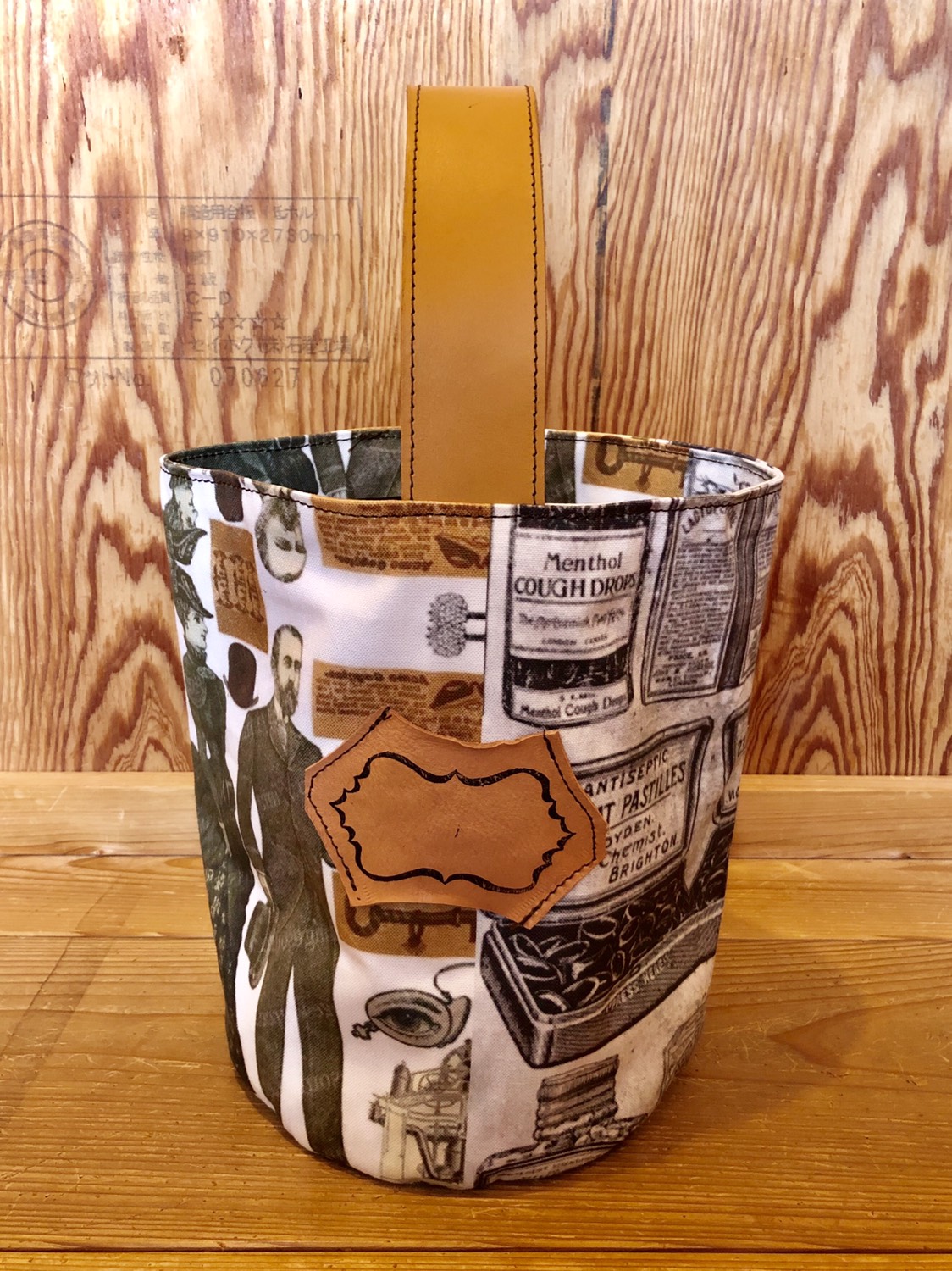 七風世界オリジナル生地 バケツバッグ