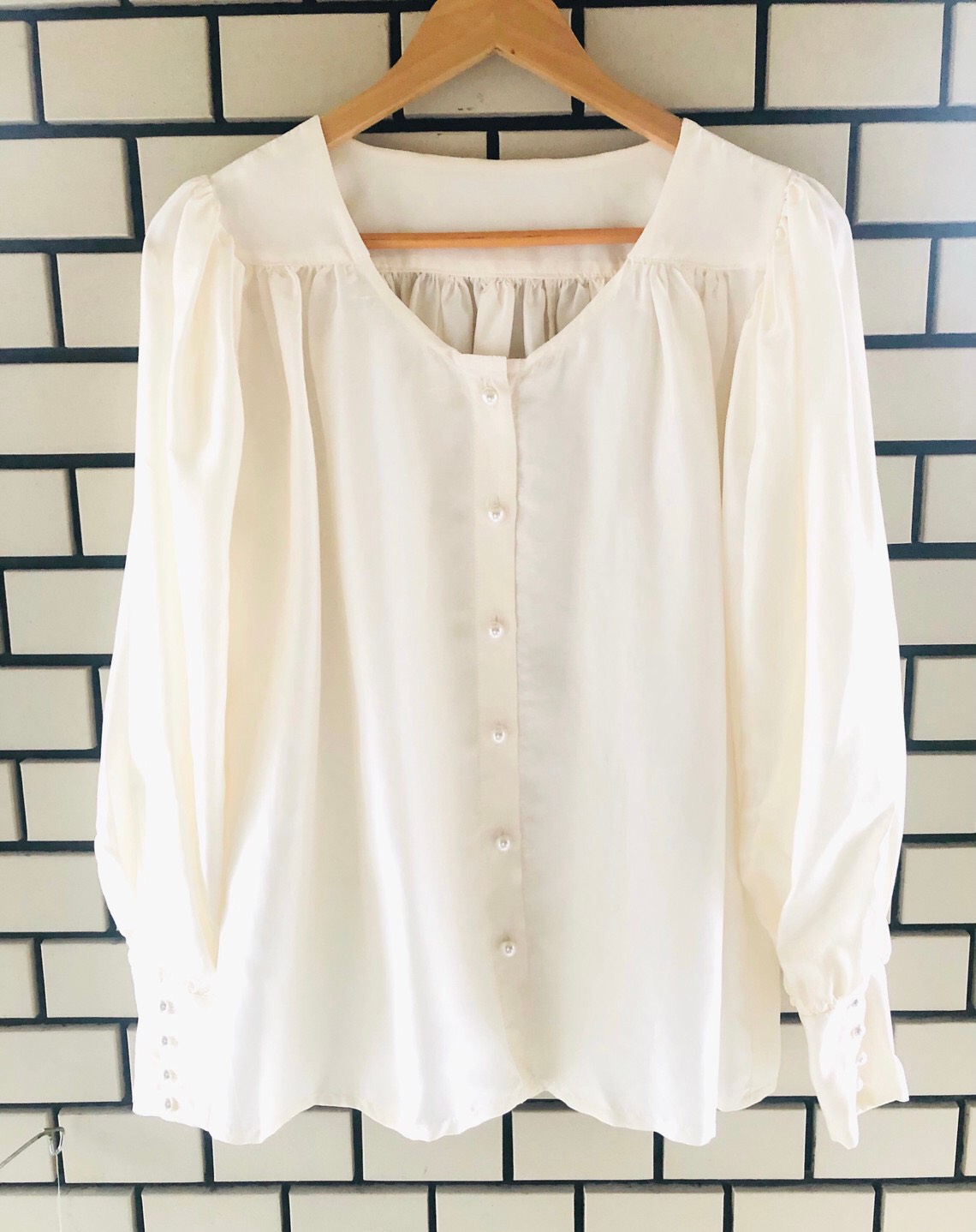 着物リメイク　ブラウス