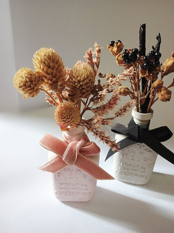 GONESH 8號線香 花瓶造型乾燥花香氛 花瓶 擴香 香磚 擺飾 婚禮小物 第2張的照片