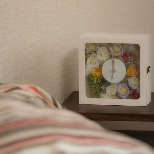 【花時計】天使の庭 花時計】天使の庭 掛け時計・置き時計 chatnoir 通販 5523521