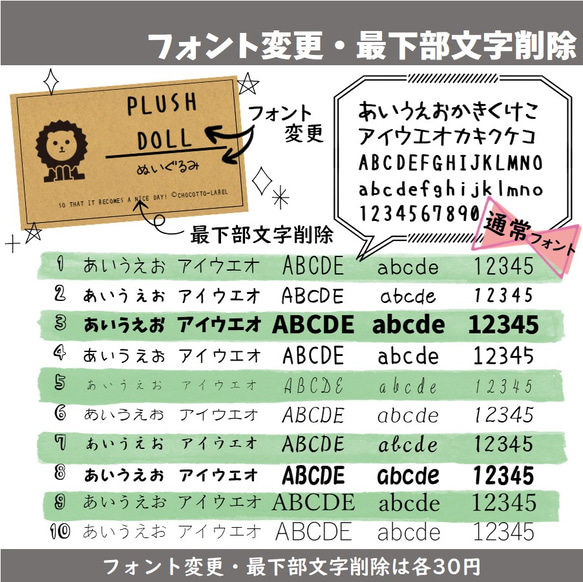 ご要望にあわせてつくるラベルシール《単品》 5枚目の画像