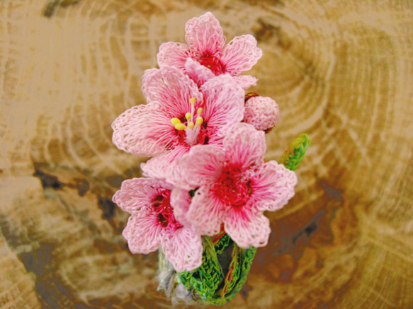 桜 タックピン -ピンク- 1枚目の画像