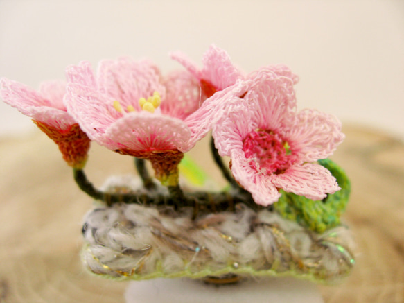 桜 タックピン -ピンク- 2枚目の画像