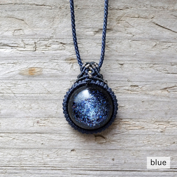 Dichroic Macrame Pendant 2枚目の画像