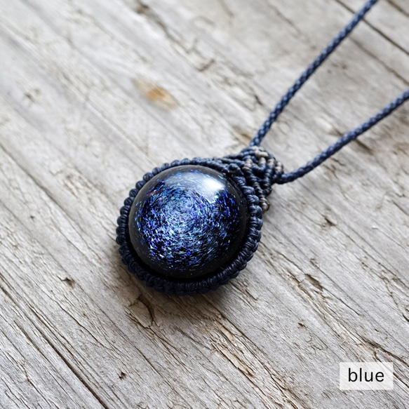 Dichroic Macrame Pendant 3枚目の画像