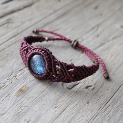 Dichroic Macrame Bracelet 2枚目の画像