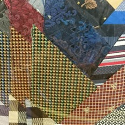 正絹西陣織ネクタイ地ハギレセット027 2枚目の画像