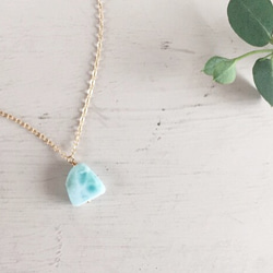 larimar＊necklace 1枚目の画像