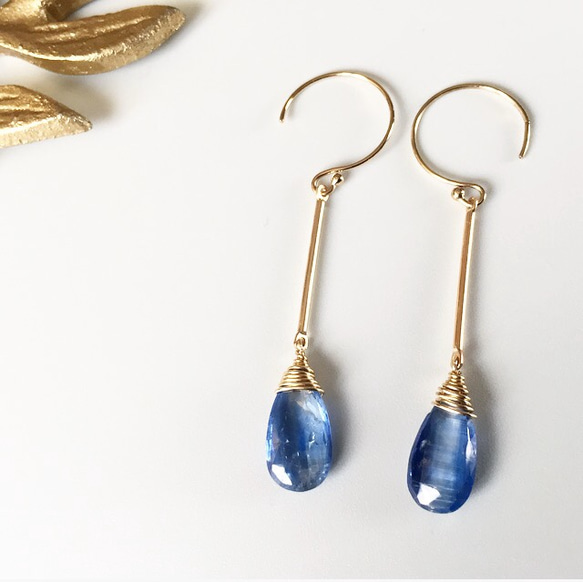 ＊限定1点＊kyanite*pierce 1枚目の画像