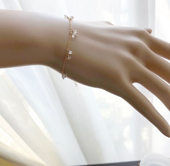 herkimer diamond*bracelet 3枚目の画像