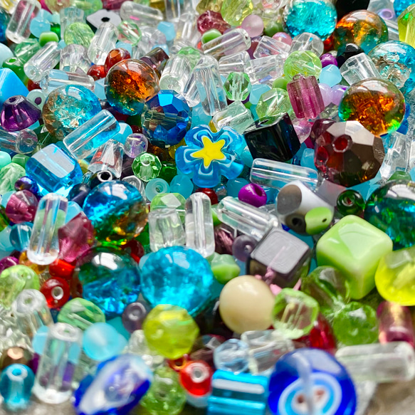 21002｜ガラスビーズ ミックスアソート 20g ビーズ 山森手芸店 通販 