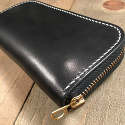 ラウンドウォレット　長財布　ハンドメイド　栃木サドルレザー☆総手縫い☆(210) Amazon | 栃木レザー ラウンドファスナー長財布 ジッパー レザー