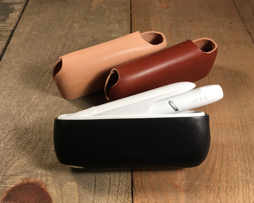 スーパーセール タイムセール 時間 手縫い IQOS3 IQOS3 DUOケース 本革 ブラック 栃木レザー使用 その他