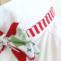 アーガイルチェッククリスマス変形蝶ネクタイ 4枚目の画像