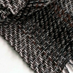 ナンシーコ〜手織りのメンズ厚い織りスカーフ、暖かい男性-A305 3枚目の画像
