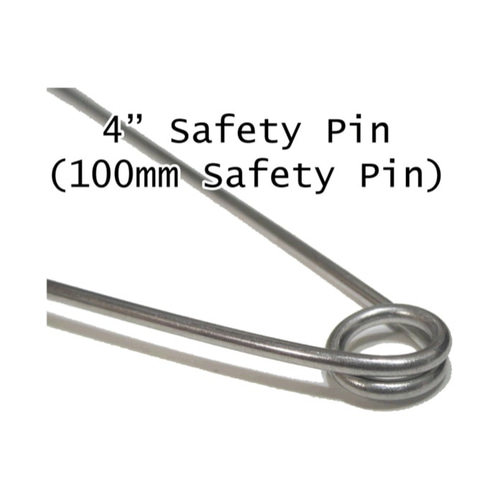 幅100ミリ 大きな安全ピン 10本セット ジャンボ安全ピン 4インチサイズ