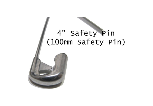 jumbo safety pin 4" (100 mm) 第5張的照片