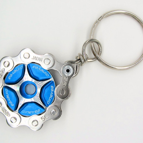 自転車好きな方へ！ New！自転車チェーン キーホルダー（トップ