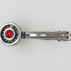 Rotating bearing tie clip red 第3張的照片