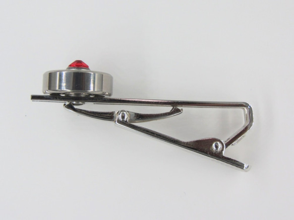 Rotating bearing tie clip red 第5張的照片