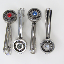 Rotating bearing tie clip red 第6張的照片