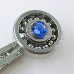 Rotating bearing tie clip blue 第4張的照片