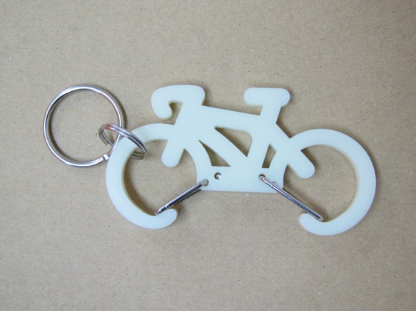 Bike Bicycle Carabiner keychain 第1張的照片