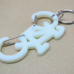 Bike Bicycle Carabiner keychain 第3張的照片