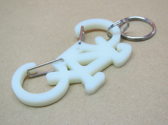 Bike Bicycle Carabiner keychain 第3張的照片