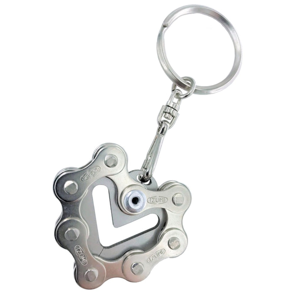 Bike Bicycle Chain Heart-Shape Keychain 第1張的照片
