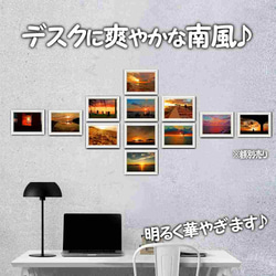超高画質☆沖縄の海と夕陽がある景色☆写真☆インテリア☆２Lポスター☆おしゃれ☆ 6枚目の画像