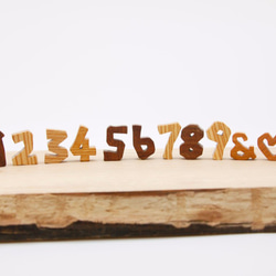 木のアルファベット・シリーズ（一文字単位） 3枚目の画像