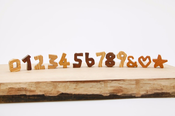 木のアルファベット・シリーズ（一文字単位） 3枚目の画像