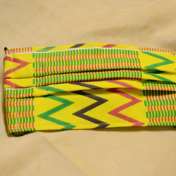 非洲花布口罩套-檸檬肯特 第2張的照片