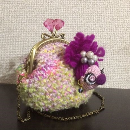 春霞~spring haze~姫ぼんがま口ポーチ no.3 がま口 ぼんちゃんかん