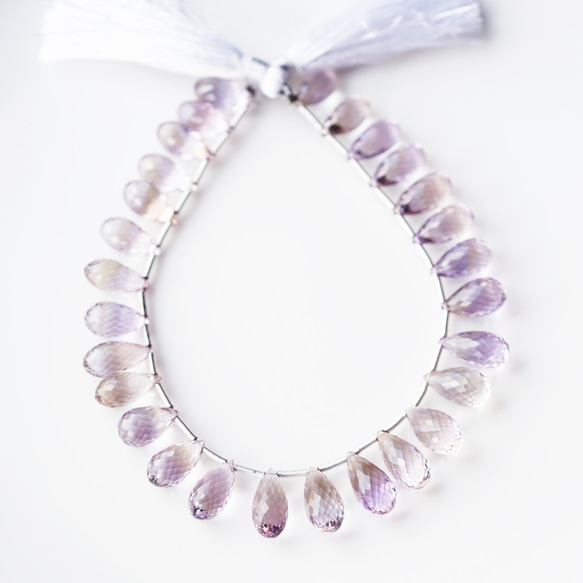 14KGF 40cm Necklace with Ametrine 第5張的照片