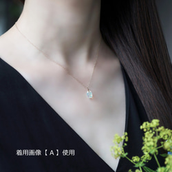 K10 40cm Necklace with Opal 第3張的照片