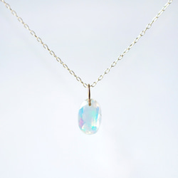 K10 40cm Necklace with Opal 第6張的照片