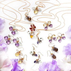 檸檬石英和紫水晶蝴蝶項鍊 ~Papillon 第10張的照片