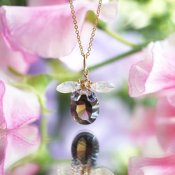 大黃蜂項鍊由坦桑石和兩種石英製成~大黃蜂 第2張的照片